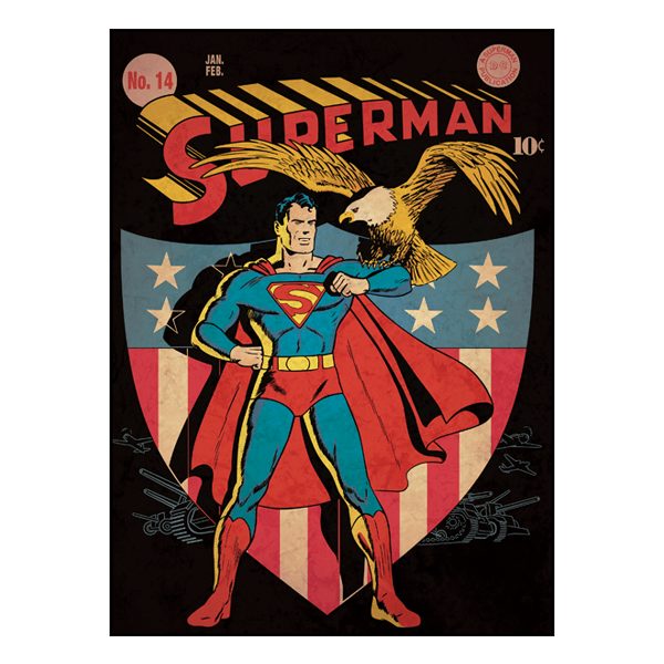 Stickers muraux: Superman Avec un Aigle