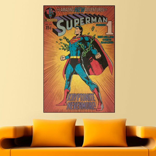 Stickers muraux: Superman kryptonite