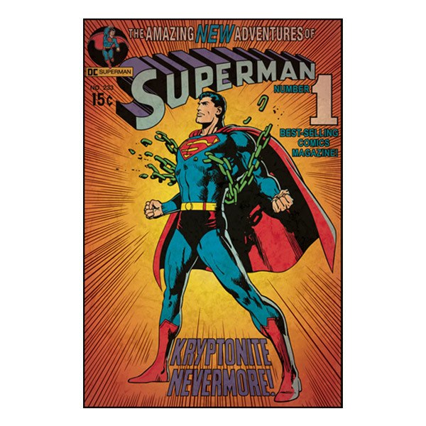 Stickers muraux: Superman kryptonite