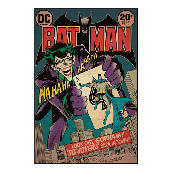 Stickers muraux: Batman et Joker