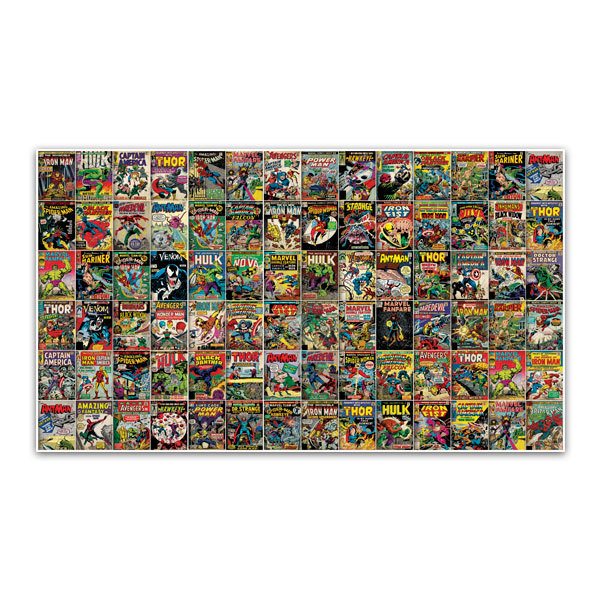 Stickers muraux: Collage de bandes dessinées