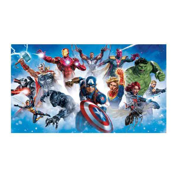Stickers muraux: Avengers, assemblez
