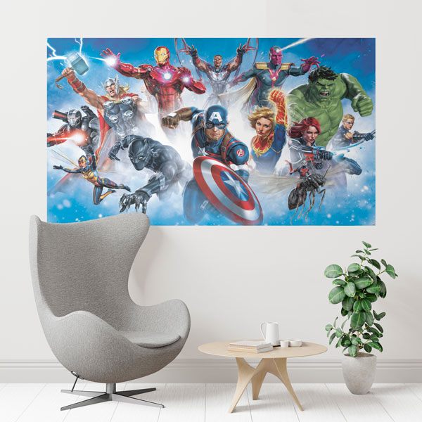 Stickers muraux: Avengers, assemblez