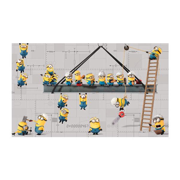 Stickers muraux: Constructeurs de Minions