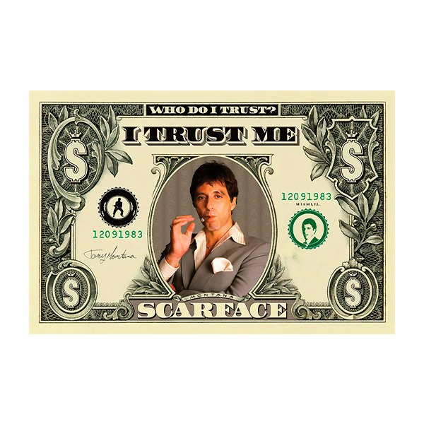 Stickers muraux: Scarface Dolar