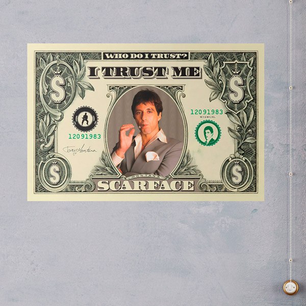 Stickers muraux: Scarface Dolar