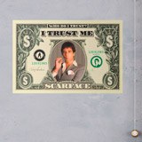 Stickers muraux: Scarface Dolar 3