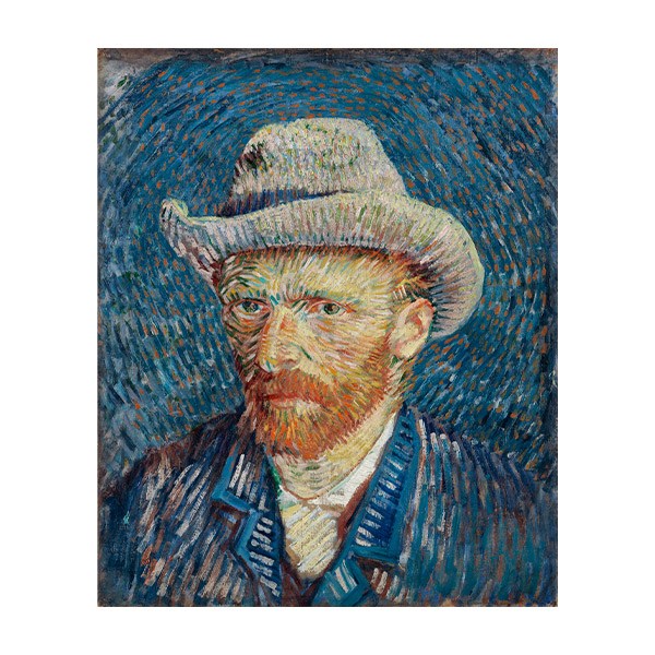 Stickers muraux: Autoportrait de Van Gogh
