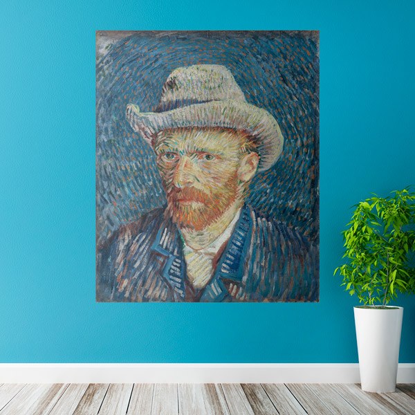 Stickers muraux: Autoportrait de Van Gogh