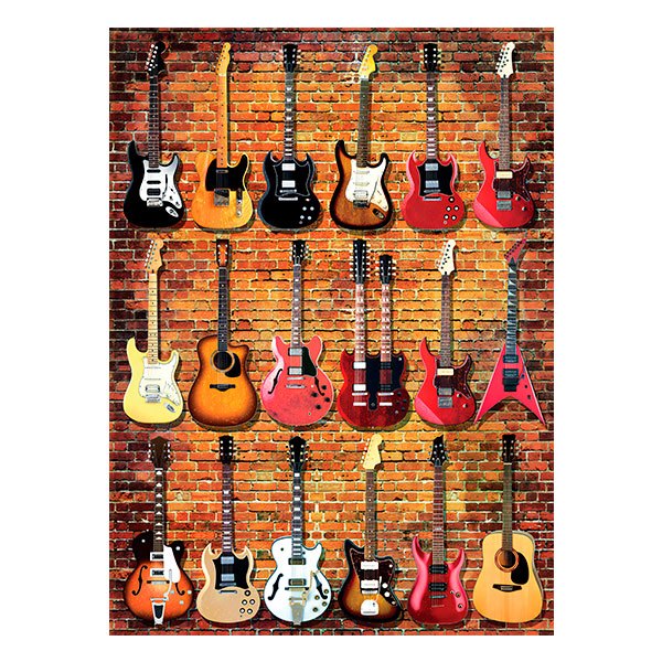 Stickers muraux: Types de guitares