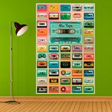 Stickers muraux: Bandes de cassettes 3