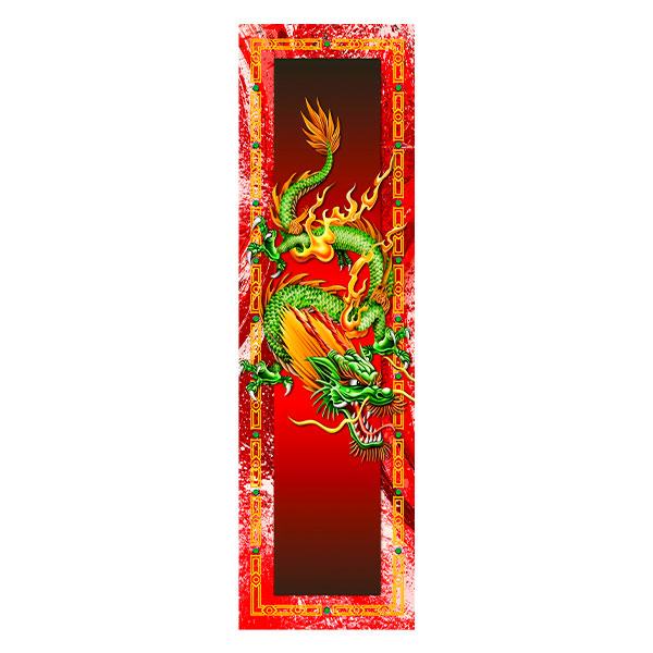 Stickers muraux: Dragon chinois