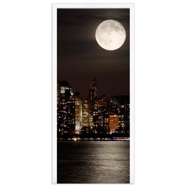 Stickers muraux: Porte Lune dans Manhattan