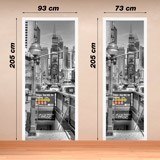 Stickers muraux: Porte NYC subway entrance 4
