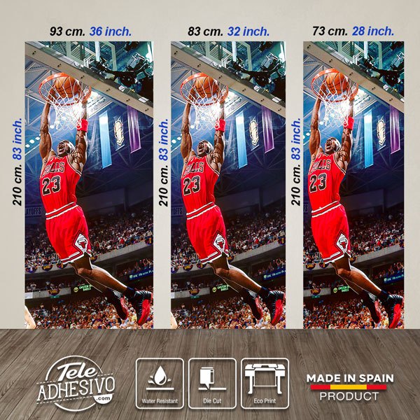Stickers muraux: Le dunk de Michael Jordan