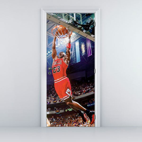 Stickers muraux: Le dunk de Michael Jordan