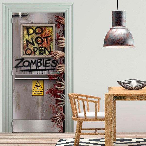 Stickers muraux: Danger Zombies