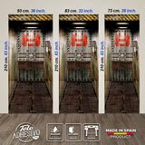 Stickers muraux: Autocollants de porte Ascenseur 3