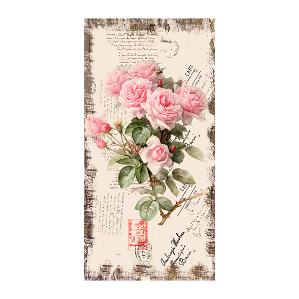 Stickers muraux: Bouquet de Roses