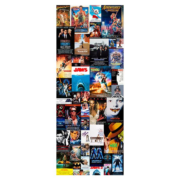 Stickers muraux: Films de cinéma des années 80 et 90 II