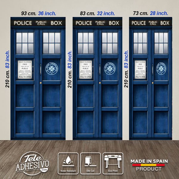 Stickers muraux: Tardis Doctor Who