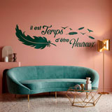 Stickers muraux: Il est temps d'&ecirc;tre Heureux 18