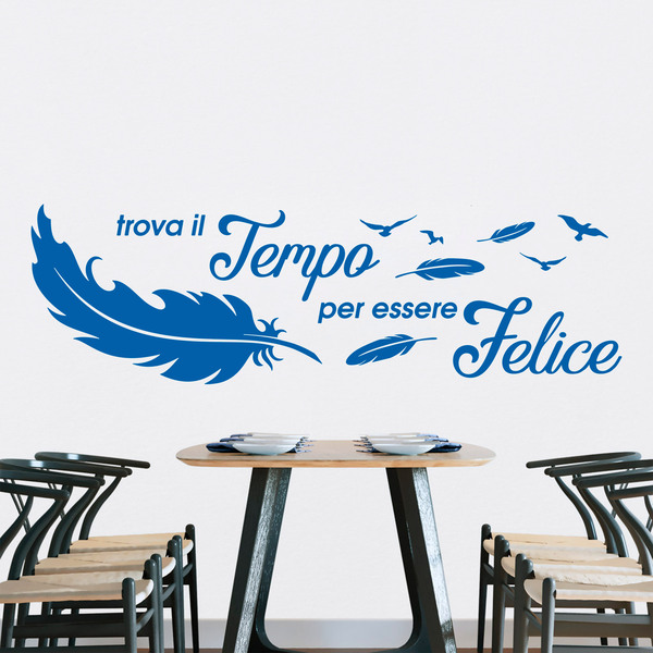 Stickers muraux: Trova il tempo per essere felice