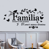 Stickers muraux: Familia, donde la vida empieza 4
