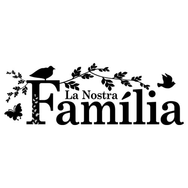 Stickers muraux:  La nostra família