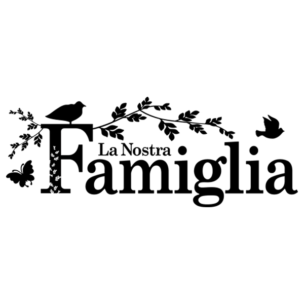 Stickers muraux: La nostra famiglia