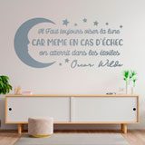 Stickers muraux: Il Faut Toujours Viser la Lune 2