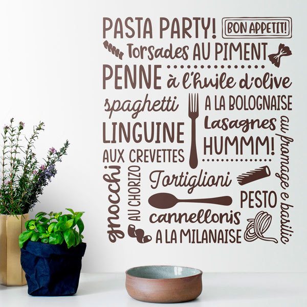 Stickers muraux: Pasta Party