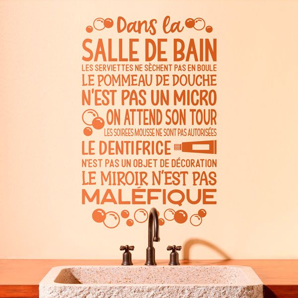 Stickers muraux: Dans la Salle de Bain