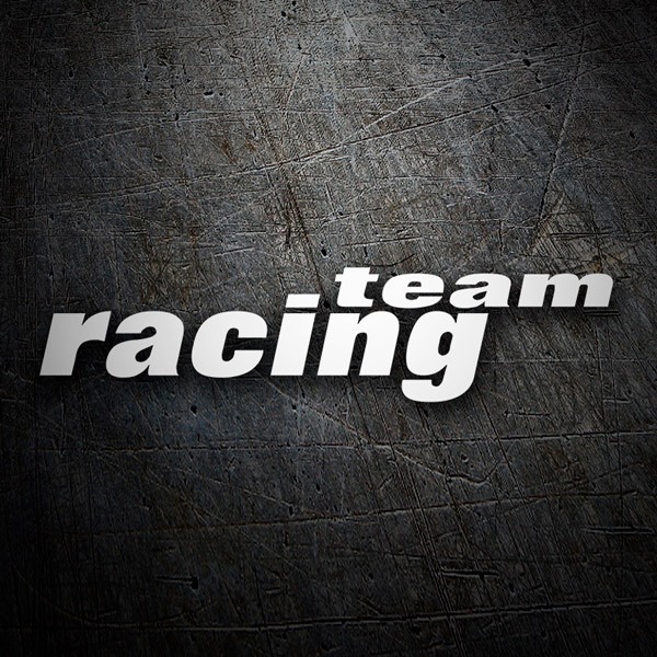 Autocollants: Racing Team