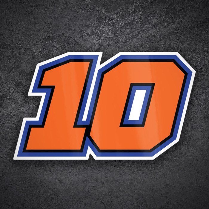 Autocollants: Luca Marini Numéro 10 MotoGP