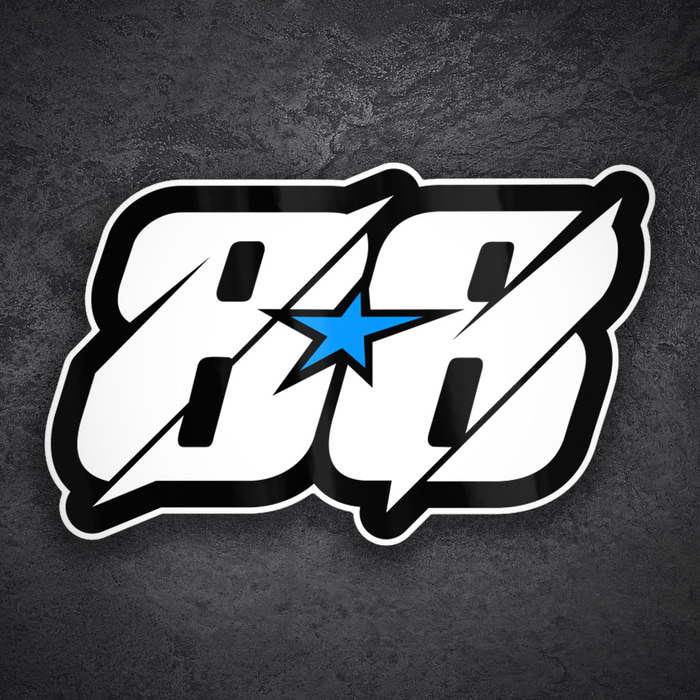 Autocollants: Miguel Oliveira Numéro 88 MotoGP