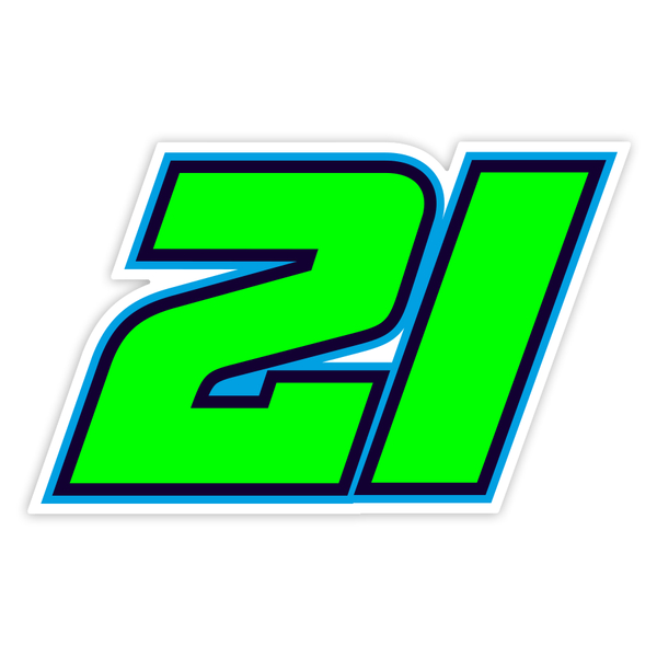 Autocollants: Franco Morbidelli Numéro 21 MotoGP