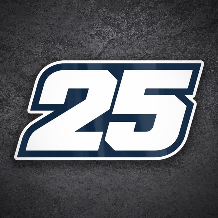 Autocollants: Raúl Fernández Numéro 25 MotoGP