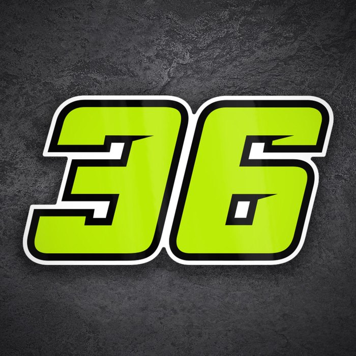 Autocollants: Joan Mir Numéro 36 MotoGP