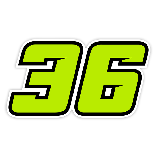 Autocollants: Joan Mir Numéro 36 MotoGP