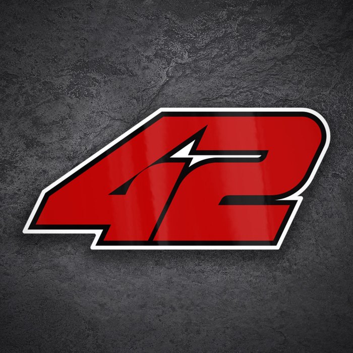 Autocollants: Álex Rins Numéro 42 MotoGP