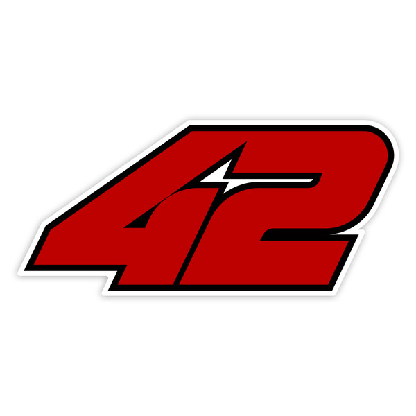 Autocollants: Álex Rins Numéro 42 MotoGP