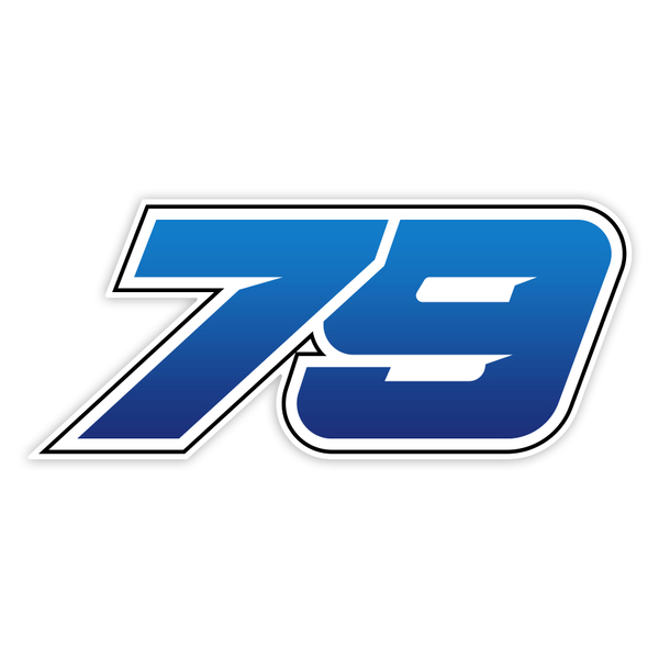 Autocollants: Numéro 79 MotoGP Ai Ogura