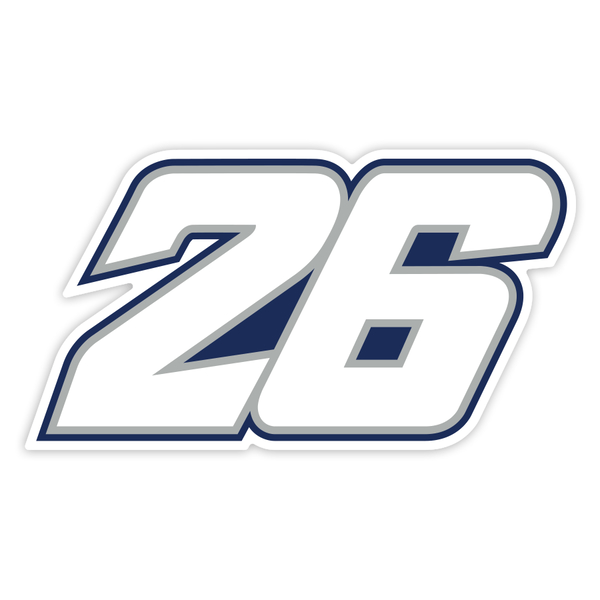 Autocollants: Numéro 26 MotoGP Dani Pedrosa