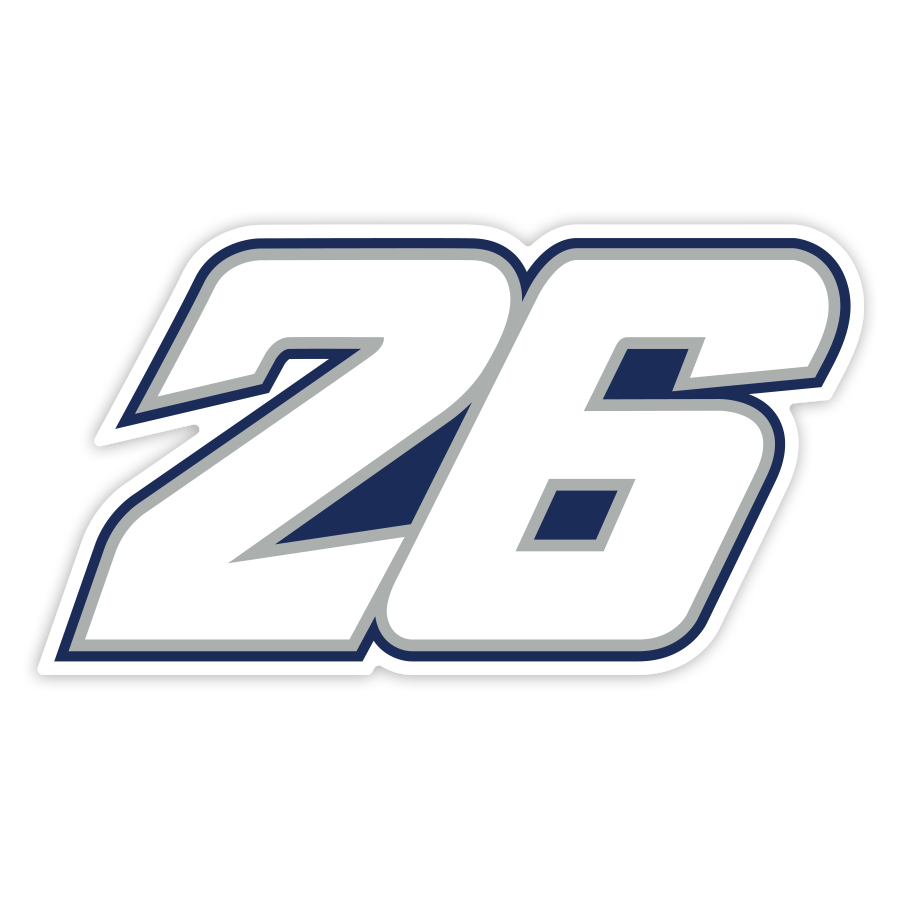 Autocollants: Numéro 26 MotoGP Dani Pedrosa