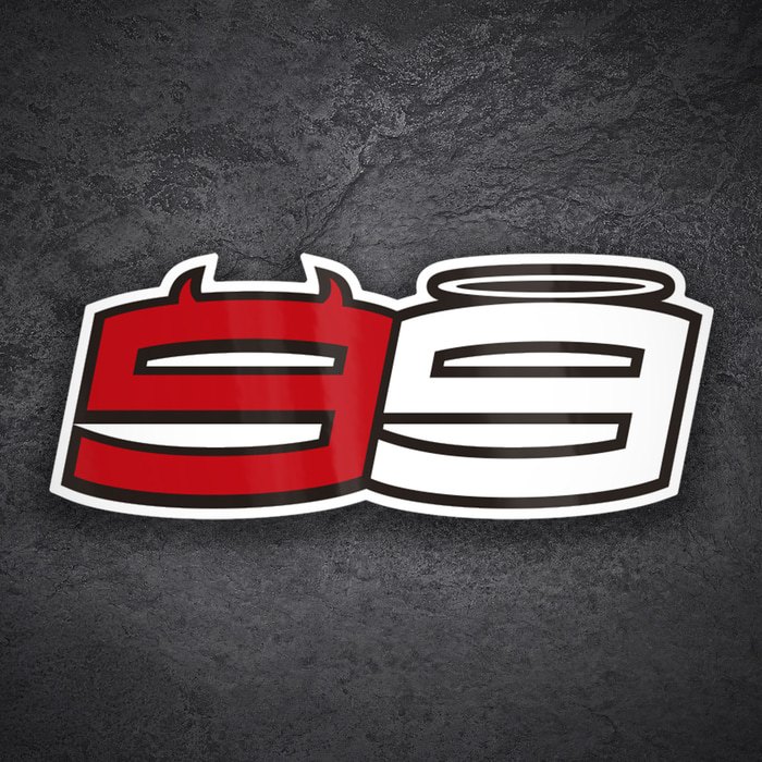 Autocollants: Numéro 99 MotoGP Jorge Lorenzo