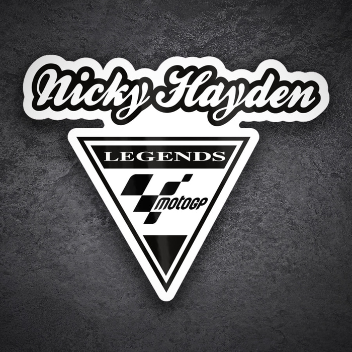 Autocollants: L&eacute;gende de Nicky Hayden