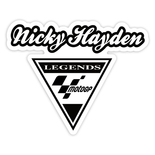 Autocollants: L&eacute;gende de Nicky Hayden