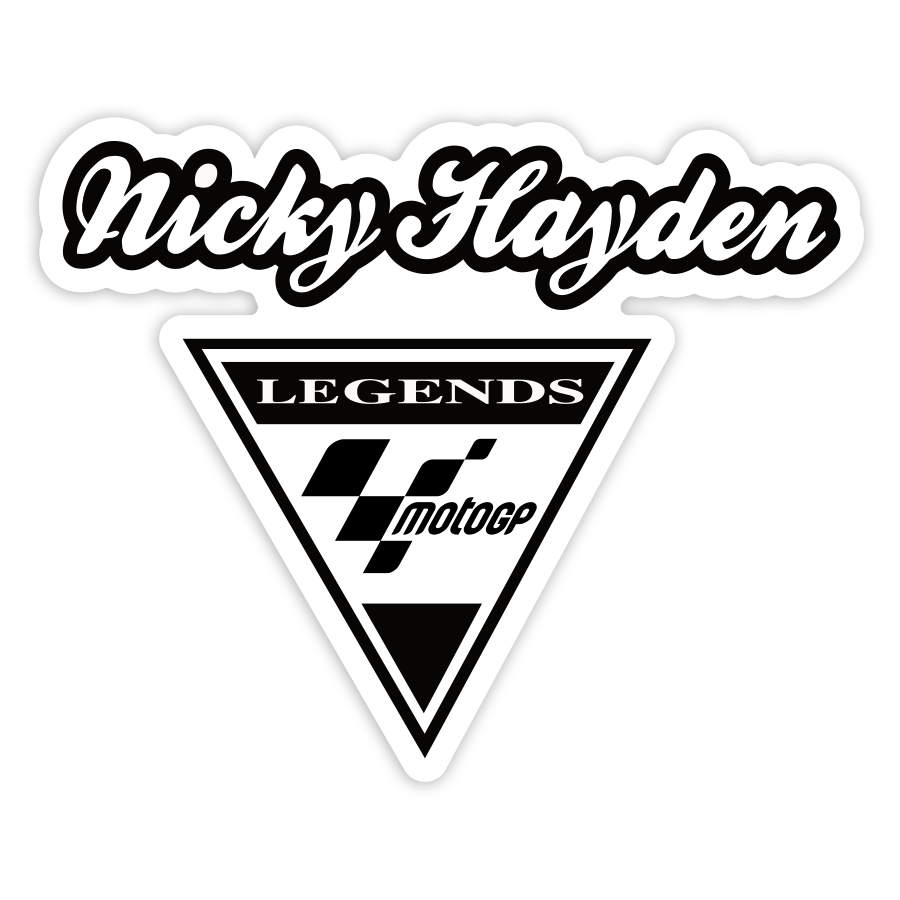 Autocollants: L&eacute;gende de Nicky Hayden