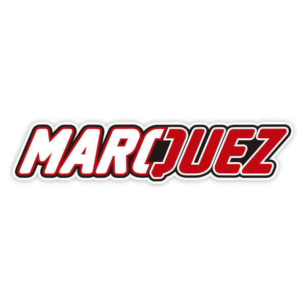Autocollants: MARQUEZ en Lettres Majuscules